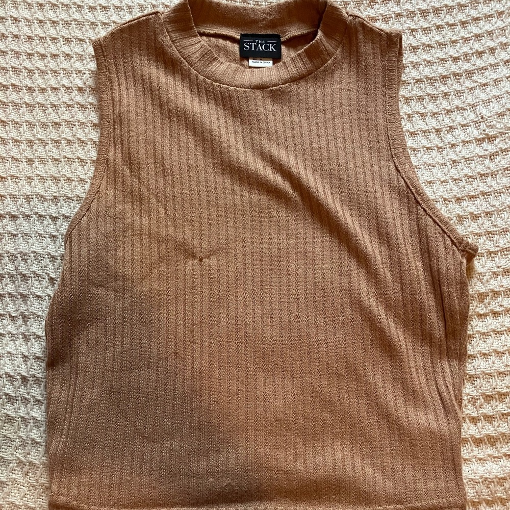 ♡ Cute Simple Brown Tank Top ♡